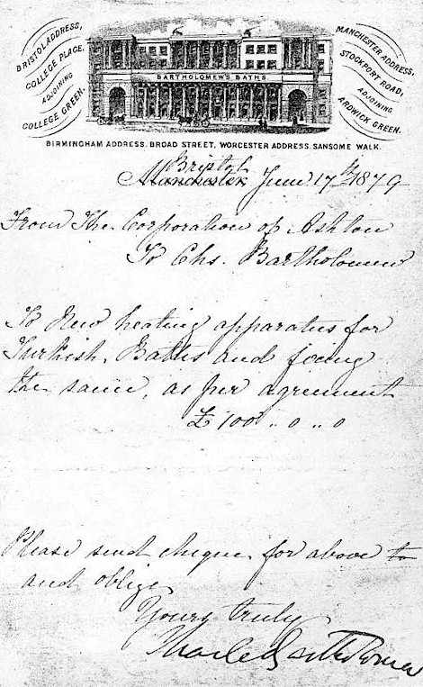 Bartholomew's invoice to Ashton Corporation