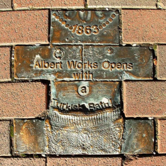 Jewellery district Turkish baths plaque