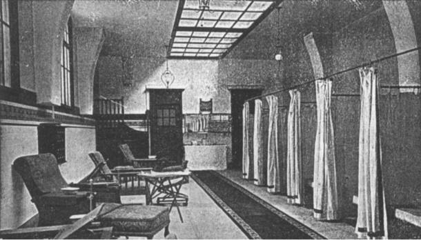 Turkish baths cooling-room