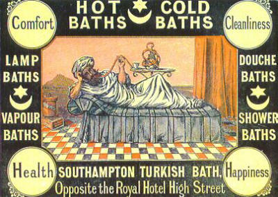 Advertisement for the Southampton Turkish Bath