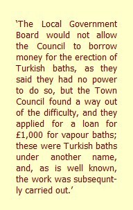 Vapour baths and Turkish baths