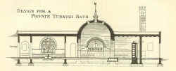 Robert Owen Allsop's design for a private Turkish bath