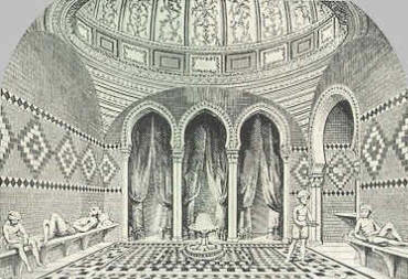 William Potter's second Turkish Baths,  Manchester