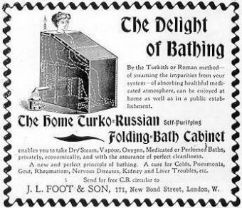 Delight of bathing advertisement