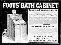 Foot's bath cabinet