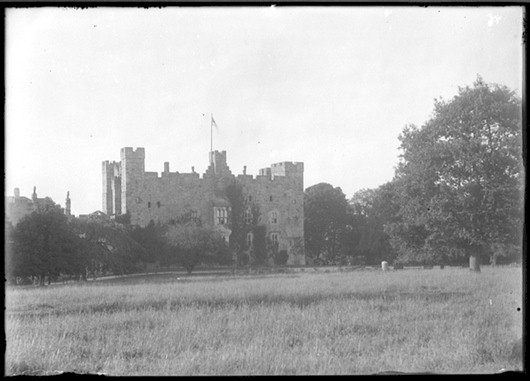 Haughton Castle at the end of the 19th century