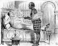 Disraeli and Gladstone in the Turkish bath