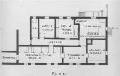 Plan of baths re-drawn by Taylor in 1889
