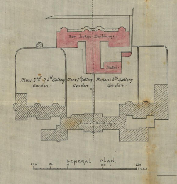 Location of Turkish baths suite