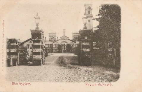 Exterior of the asylum
