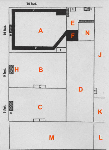 Plan of the Turkish baths