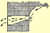 Sherringham ventilator in wall (diagram)