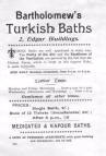 Advertisement for the baths