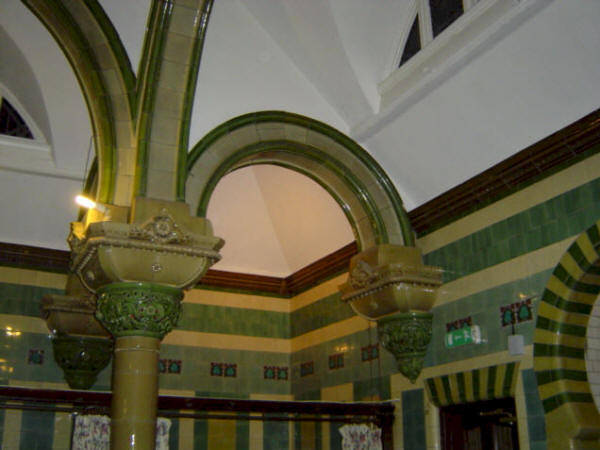 Cooling-room arches and corbels