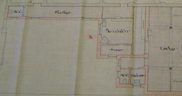 Reception area and ground floor plans