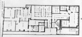 Plan of the Grimsby Turkish baths