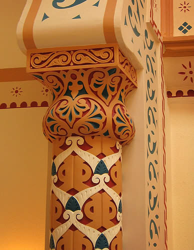 Decorated column