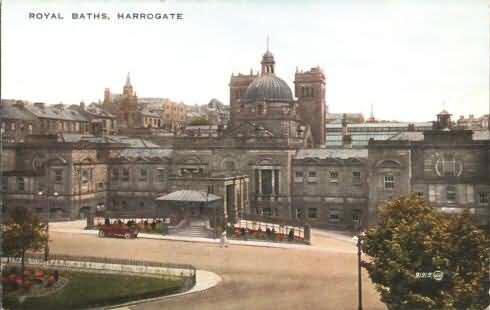 Exterior of the Crescent Road: Royal Turkish Baths:, Harrogate, c.1910