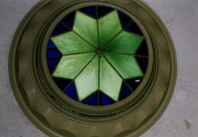 Underside of the dome in the frigidarium, Leamington Spa