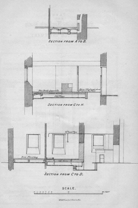 Section of first Turkish bath