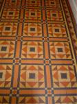 Tiled floor in the passage