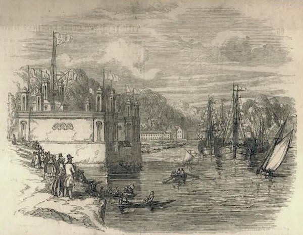 The baths in 1849