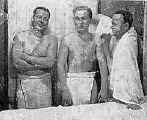 Turkish bath attendants on the Queen Mary