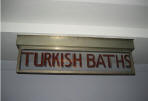 Turkish baths sign