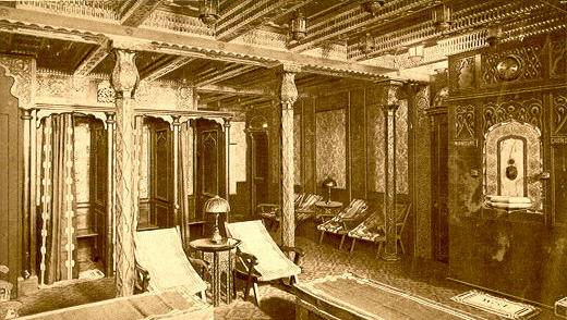 Cooling room in the RMS "Olympic"
