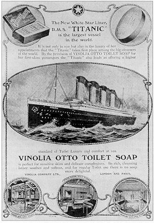 Titanic soap ad