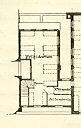 First floor plan of women's baths