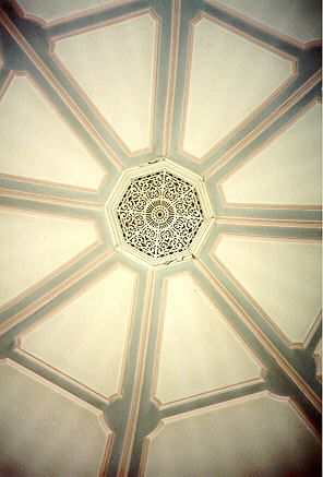 Underside of cooling room dome