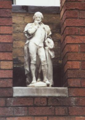 Statue of William Shakespeare from the frigidarium