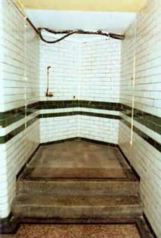 The shower area before restoration