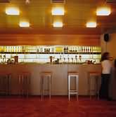 The mezzanine bar