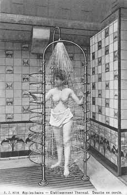 Needle shower at Aix-les-bains